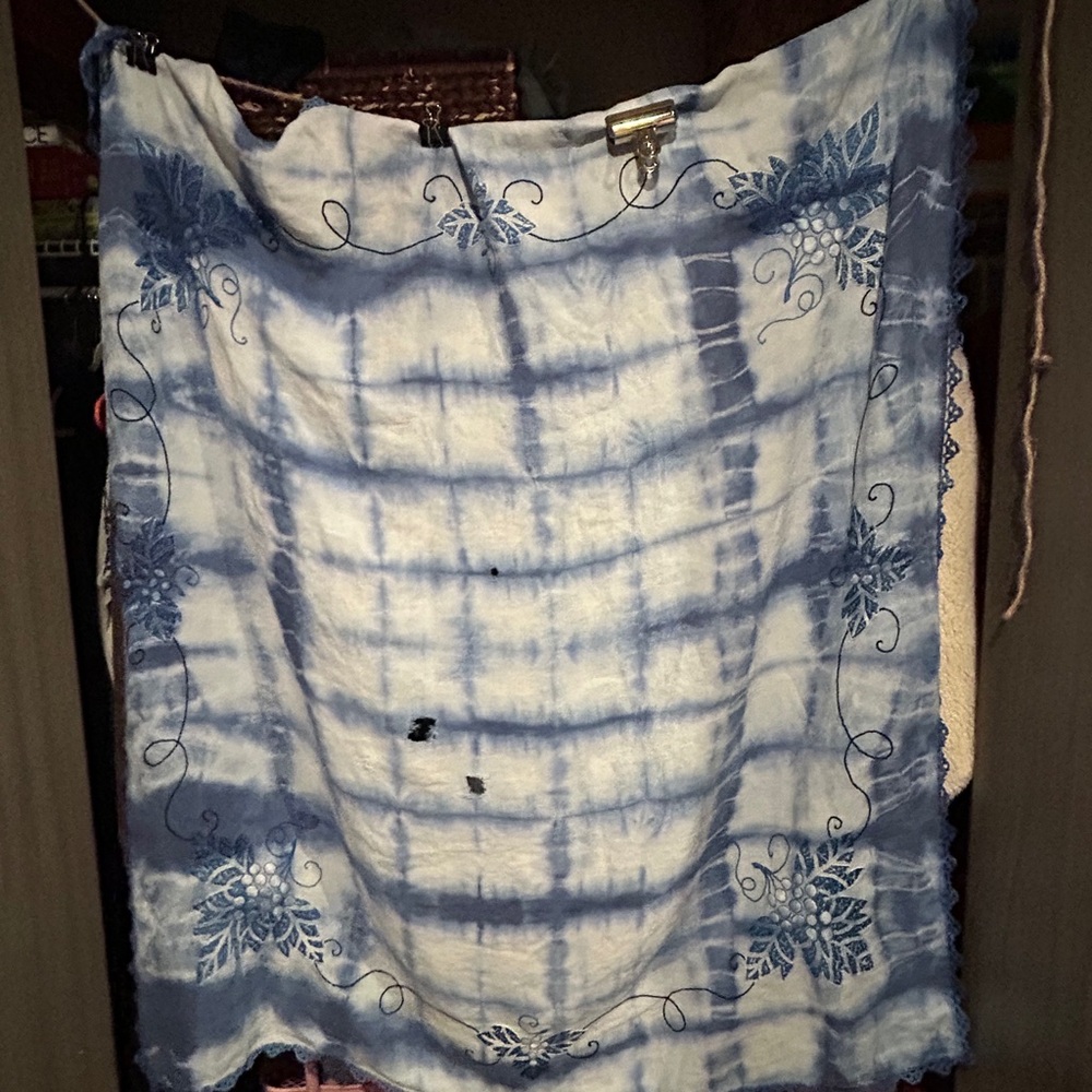 Handmade Shibori Dye Vintage Tapestry